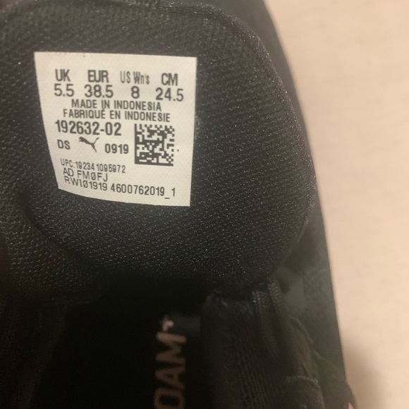 Puma Black Athletic Shoes - Picture 6 of 7